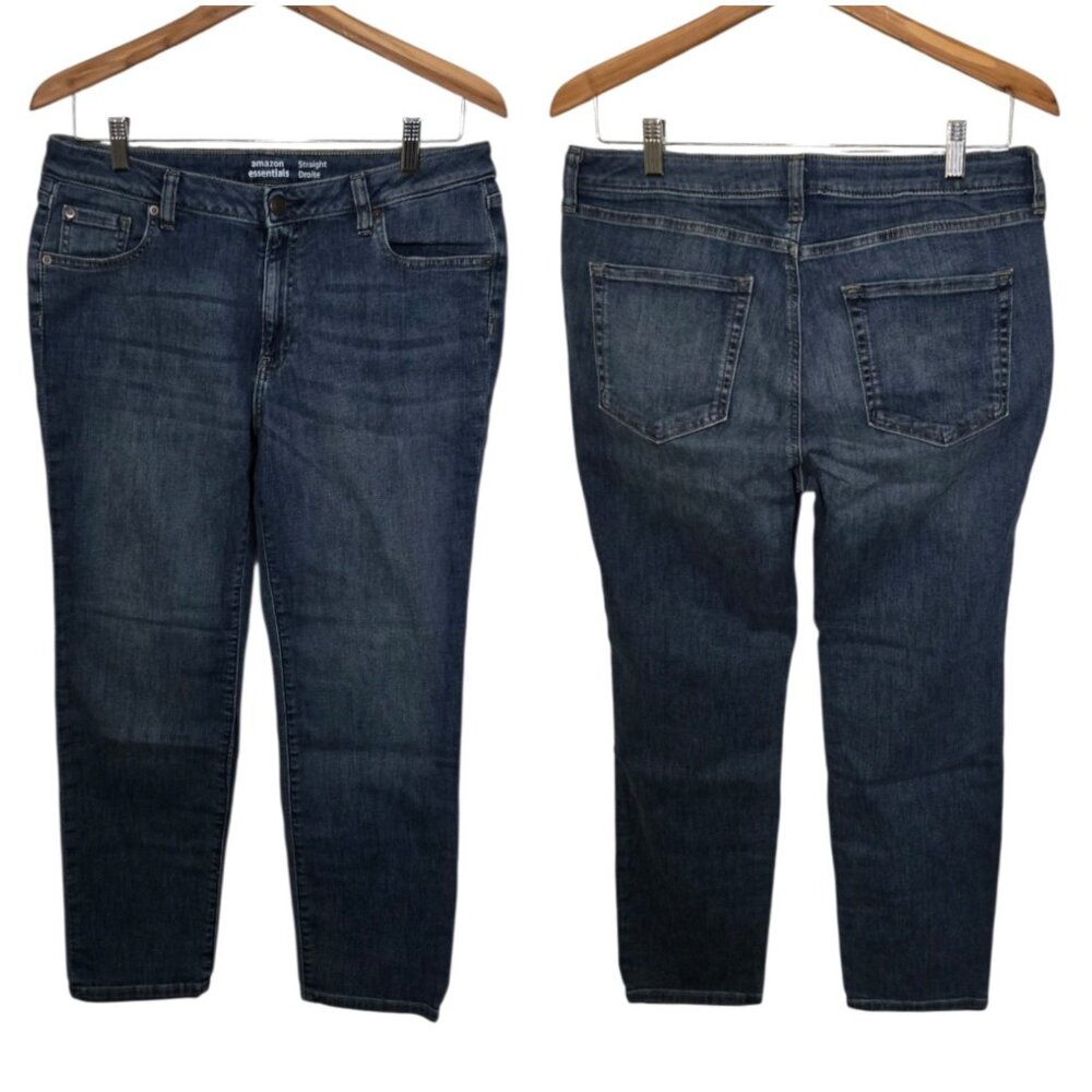 Amazon 14 Short Straight Leg Jeans